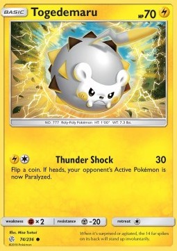 Togedemaru - Cosmic Eclipse (Common) [CEC-74] Hover Image