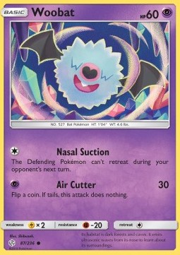 Woobat - Cosmic Eclipse (Common) [CEC-87] Immagine principale del prodotto