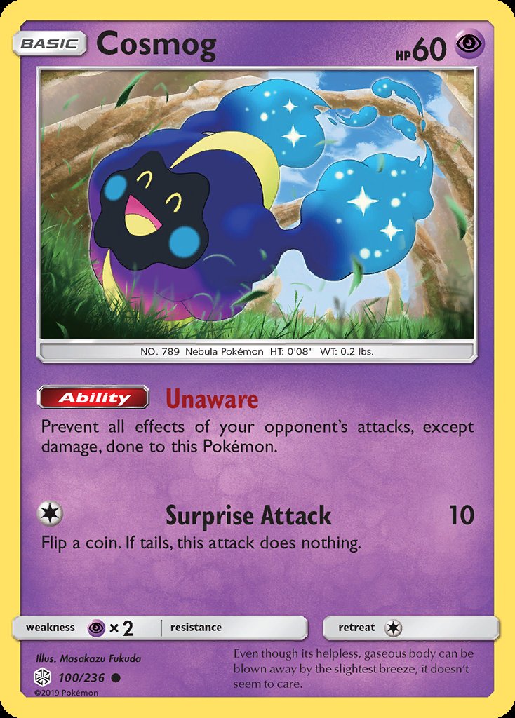 Cosmog - Cosmic Eclipse (Common) [CEC-100] Hoofdafbeelding