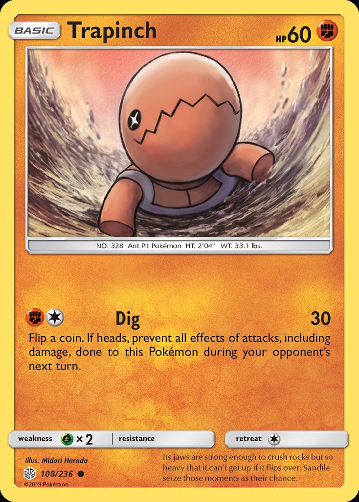 Trapinch - Cosmic Eclipse (Common) [CEC-108] Imagen principal del producto