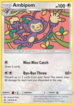 Ambipom - Cosmic Eclipse (Uncommon) [CEC-170] Hover Image