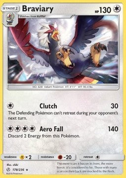 Braviary - Cosmic Eclipse (Rare) [CEC-178] Hover Image