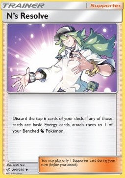 N's Resolve - Cosmic Eclipse (Uncommon) [CEC-200] Hover Image