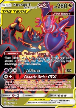 Naganadel & Guzzlord GX - Cosmic Eclipse (Ultra Rare) [CEC-223] Main image