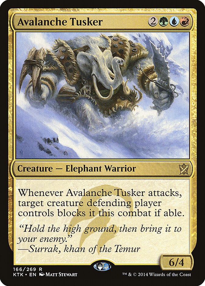 Avalanche Tusker - Khans of Tarkir (Rare) [KTK-166] Hoofdafbeelding