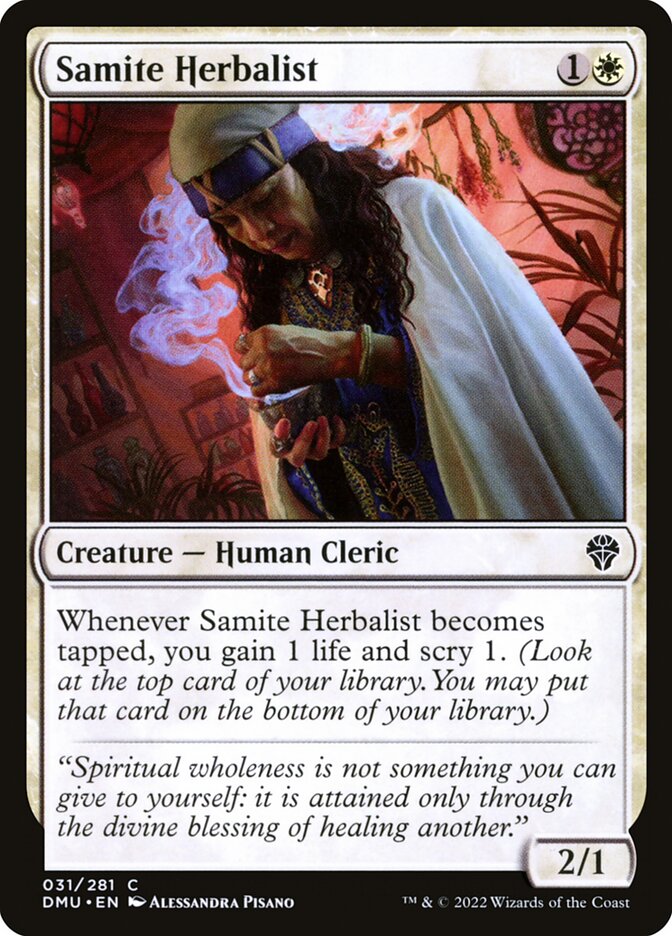 Samite Herbalist - Dominaria United (Common) [DMU-31] Hoofdafbeelding
