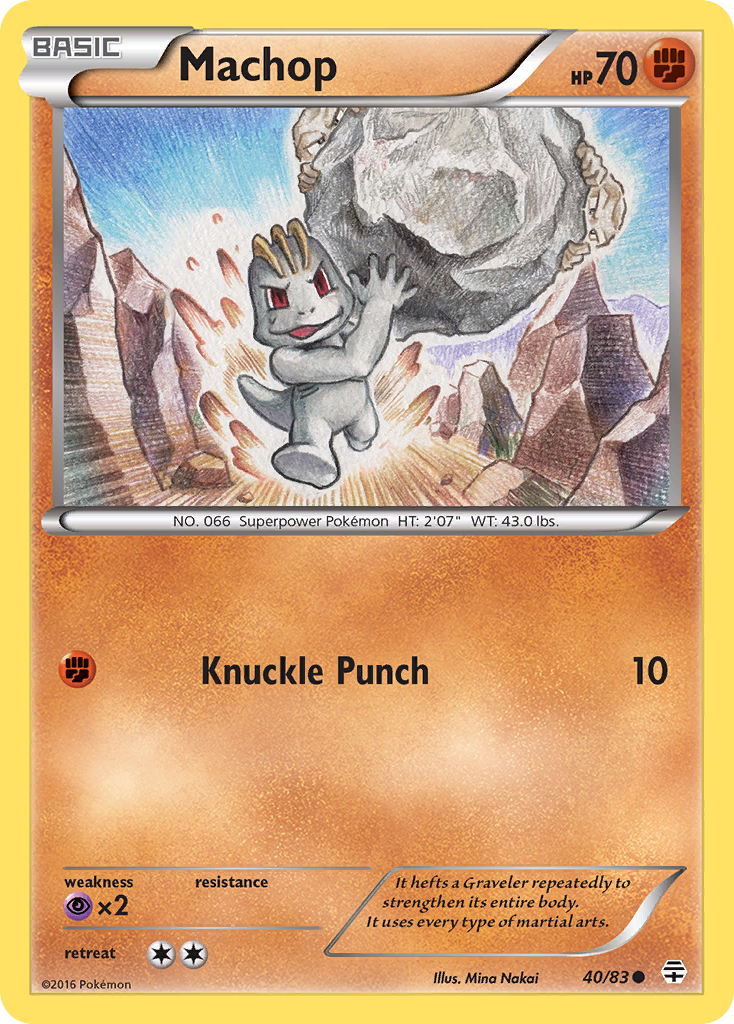 Machop – Generations 40 – Pokémon TCG single card Image principale du produit