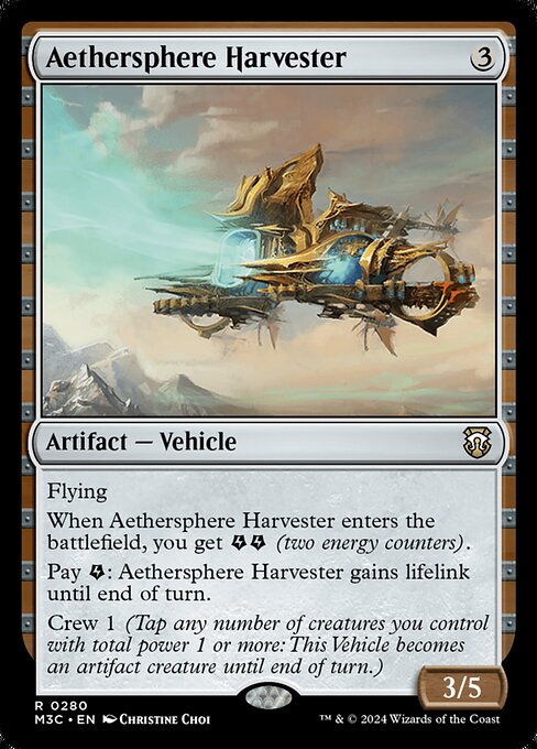 Aethersphere Harvester – Modern Horizons 3 Commander (M3C-280) Magic: The Gathering card | LC-REM-20260804-15339502797132-40a3e817-0533-43b9-9350-2872e029ec50