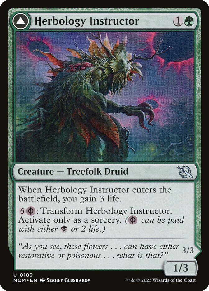 Herbology Instructor // Malady Invoker - March of the Machine (Uncommon) [MOM-189] Main image