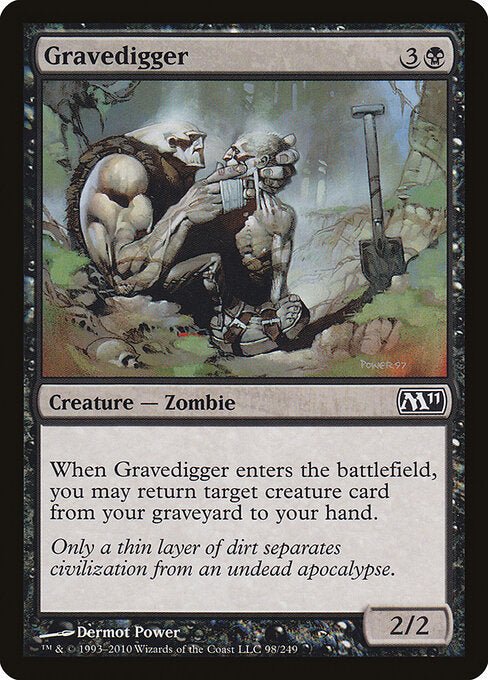 Gravedigger – Magic 2011 (M11-98) Magic: The Gathering card Imagen principal del producto