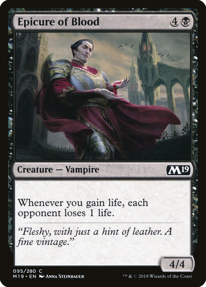 Epicure of Blood - Core 2019 (Common) [M19-95] Main image