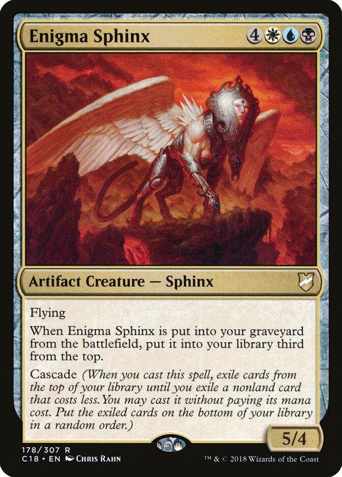 Enigma Sphinx - Commander 2018 (Rare) [C18-178]