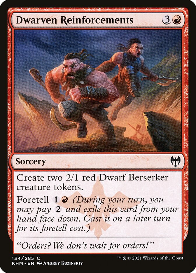 Dwarven Reinforcements - Kaldheim (Common) [KHM-134]