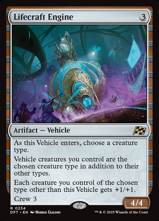Magic-kaart Lifecraft Engine DFT-234 uit Aetherdrift (Rare)