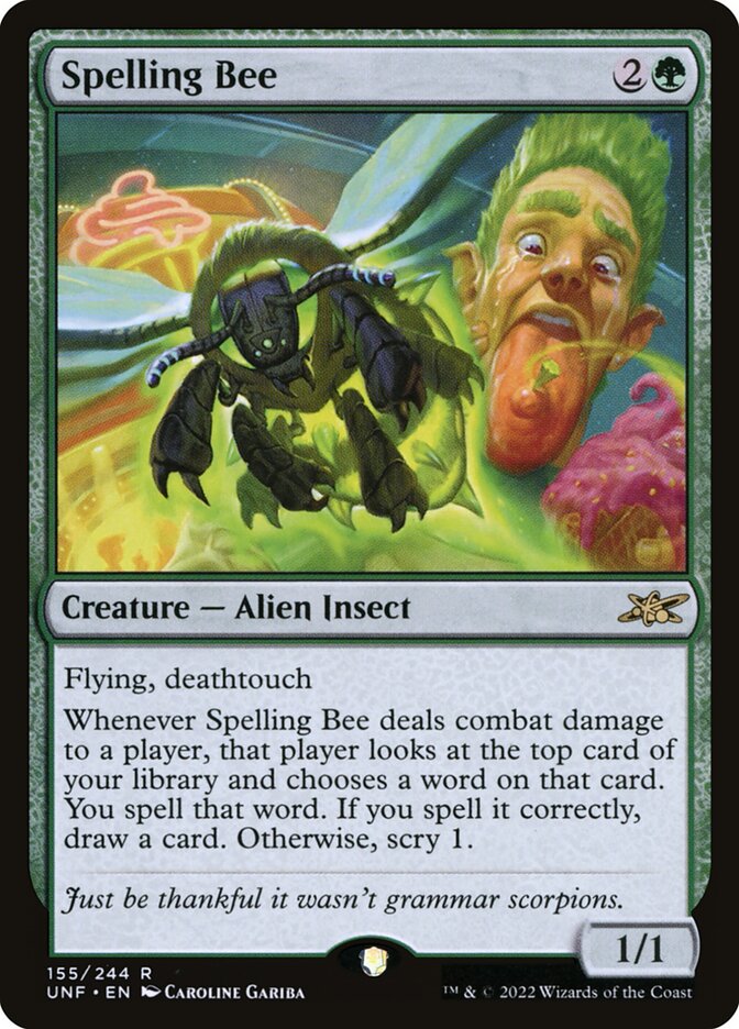 Spelling Bee - Unfinity (Rare) [UNF-155] Image principale du produit
