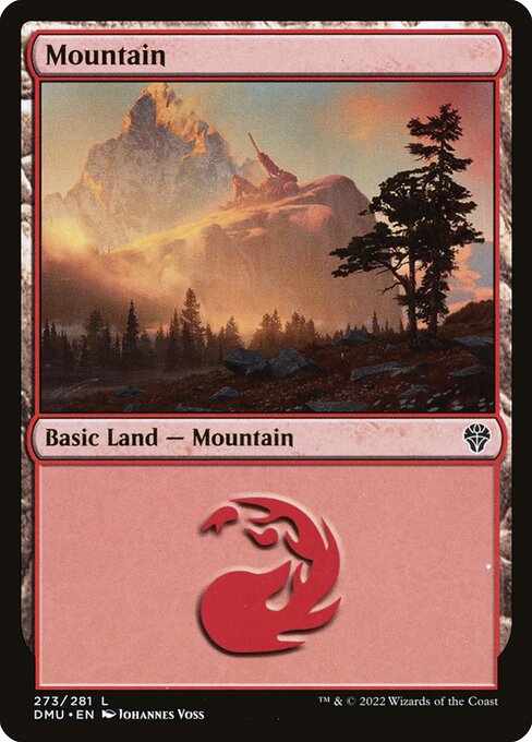 Mountain – Dominaria United (DMU-273) Magic: The Gathering card