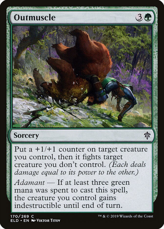Outmuscle - Throne of Eldraine (Common) [ELD-170] Imagen principal del producto
