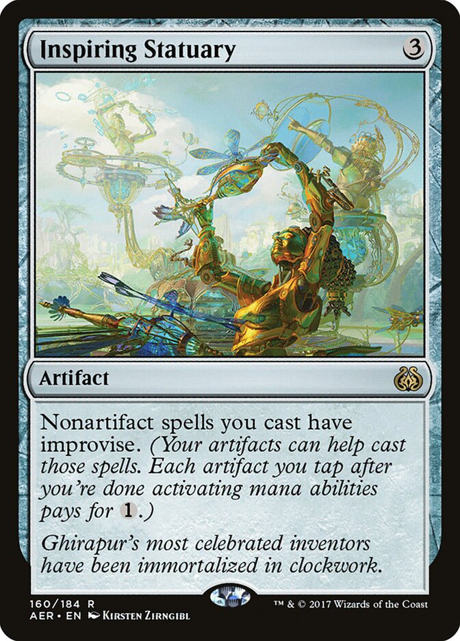 Inspiring Statuary - Aether Revolt (Rare) [AER-160] Imagen principal del producto