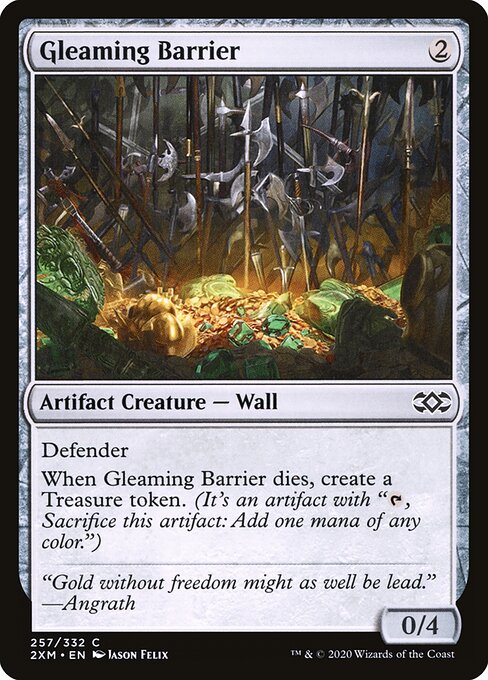 Gleaming Barrier – Double Masters (2XM-257) Magic: The Gathering card | LC-REM-20260804-15711433457996-410c7922-5d99-4b94-bcdb-4f02ca175e65