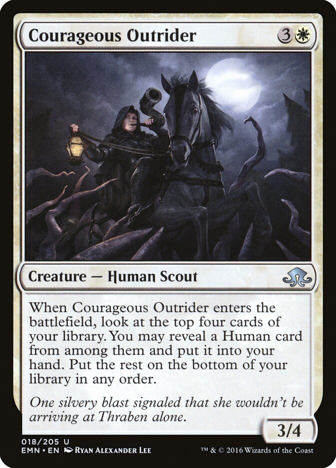 Courageous Outrider - Eldritch Moon (Uncommon) [EMN-18]