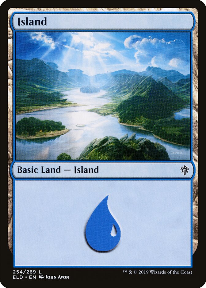 Island (V.1) - Throne of Eldraine (Land) [ELD-254]