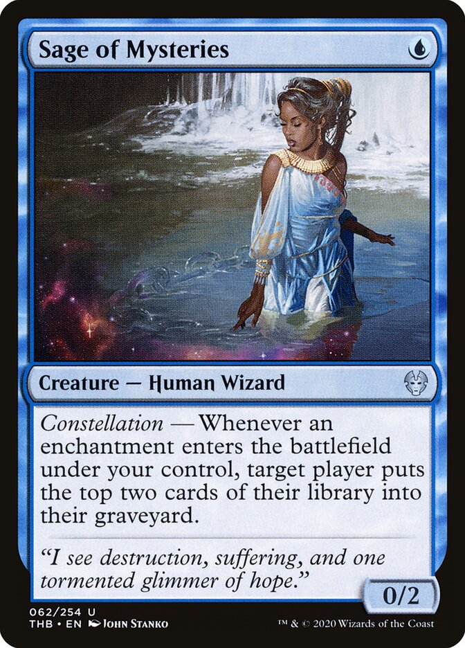 Sage of Mysteries - Theros Beyond Death (Uncommon) [THB-62] Imagen principal del producto