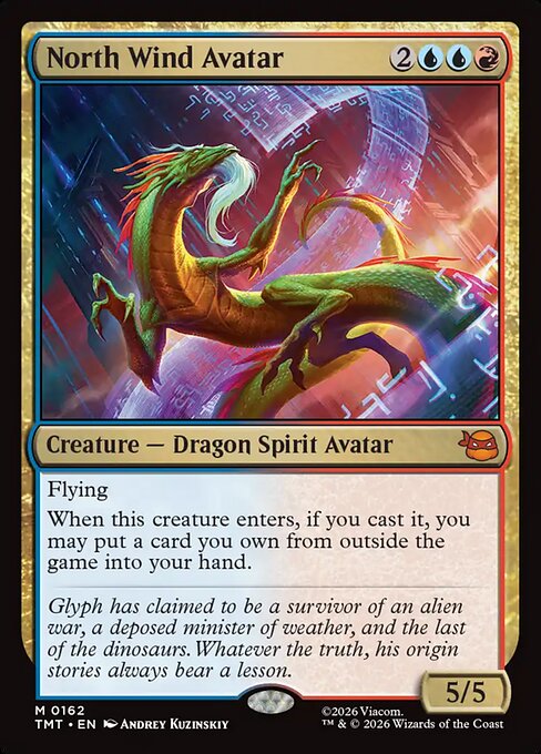 North Wind Avatar – Teenage Mutant Ninja Turtles (TMT-162) Magic: The Gathering card