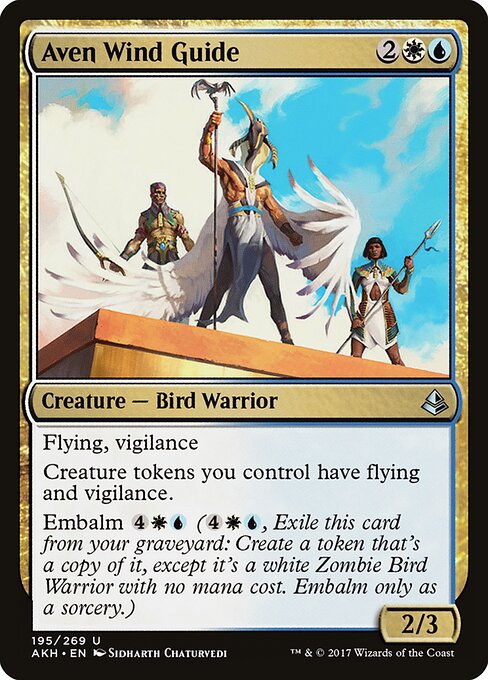 Aven Wind Guide – Amonkhet (AKH-195) Magic: The Gathering card