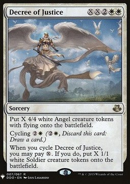 Decree of Justice - Mystery Booster (Rare) [MYS-7] Imagen principal del producto