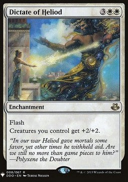 Dictate of Heliod - Mystery Booster (Rare) [MYS-8] Main image