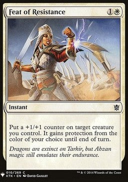 Feat of Resistance - Mystery Booster (Common) [MYS-10] Imagen principal del producto