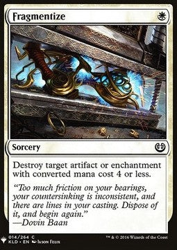 Fragmentize - Mystery Booster (Common) [MYS-14] Imagen principal del producto
