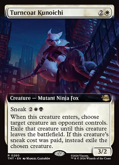 Turncoat Kunoichi – Teenage Mutant Ninja Turtles (TMT-260) Magic: The Gathering card | LC-REM-20260804-15634918015308-415d29b5-778b-4a22-bc9b-d3491e60d99d Hauptbild
