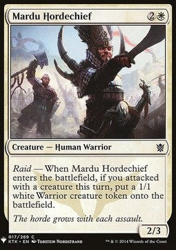 Mardu Hordechief - Mystery Booster (Common) [MYS-17]