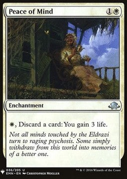 Peace of Mind - Mystery Booster (Uncommon) [MYS-36] Hover Image