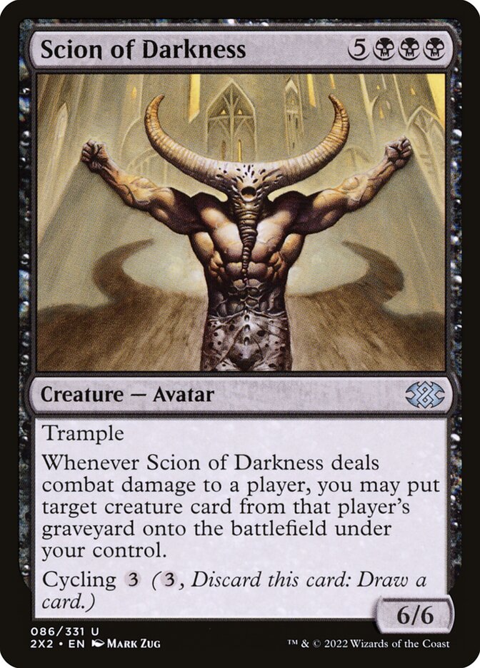 Scion of Darkness - Double Masters 2022 (Uncommon) [2X2-86]