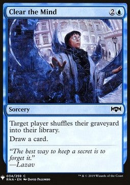 Clear the Mind - Mystery Booster (Common) [MYS-34] Main image