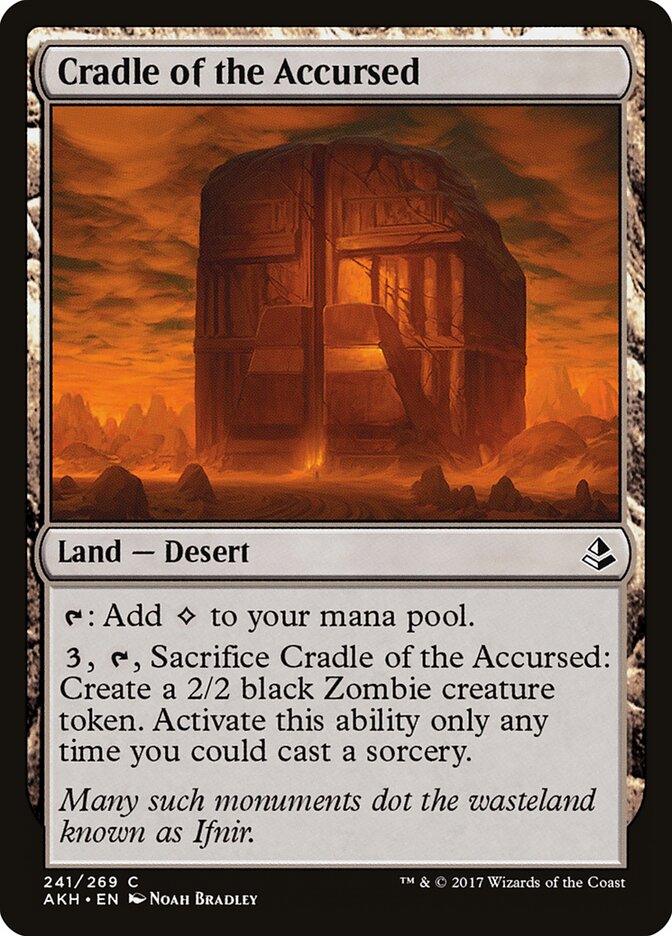 Cradle of the Accursed - Amonkhet (Common) [AKH-241]