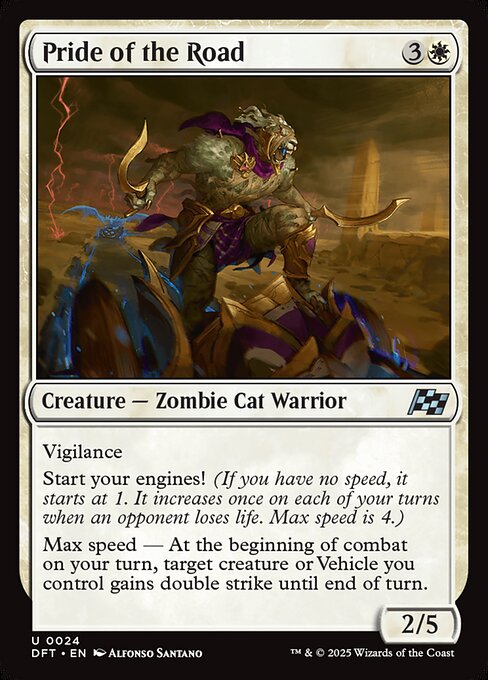 Pride of the Road – Aetherdrift (DFT-24) Magic: The Gathering card