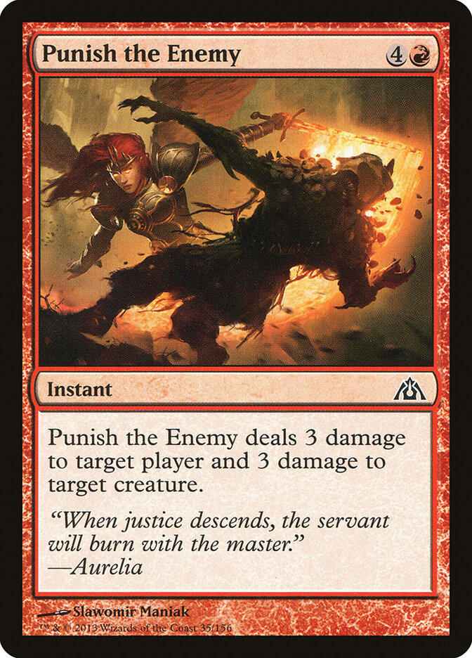 Punish the Enemy - Dragon's Maze (Common) [DGM-35]