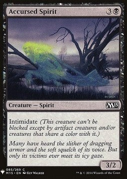Accursed Spirit - Mystery Booster (Common) [MYS-85]