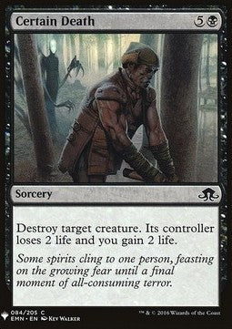 Certain Death - Mystery Booster (Common) [MYS-84] Imagen principal del producto