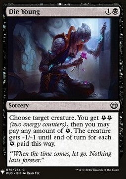 Die Young - Mystery Booster (Common) [MYS-76]