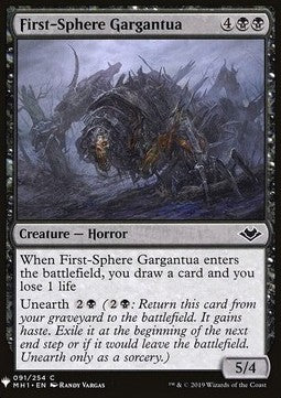 First-Sphere Gargantua - Mystery Booster (Common) [MYS-91]