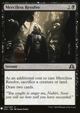 Merciless Resolve - Mystery Booster (Common) [MYS-123] Main image