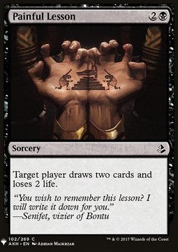 Painful Lesson - Mystery Booster (Common) [MYS-102] Imagen principal del producto