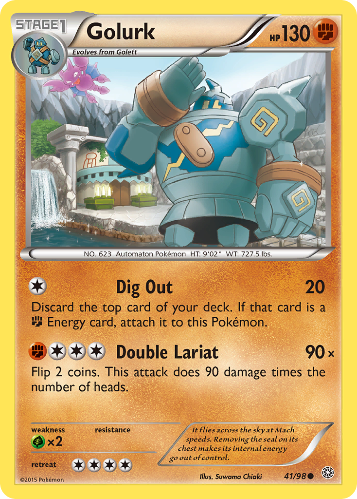 Golurk – Ancient Origins 41 – Pokémon TCG single card Hoofdafbeelding