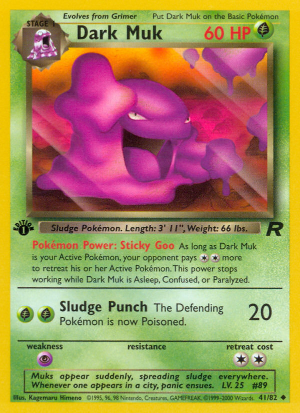 Dark Muk – Team Rocket 41 – Pokémon TCG single card Image principale du produit