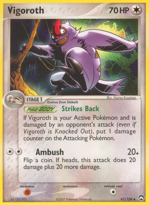 Vigoroth – EX Power Keepers 41 – Pokémon TCG single card