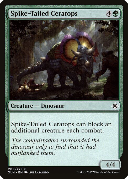 Spike-Tailed Ceratops – Ixalan (XLN-209) Magic: The Gathering card